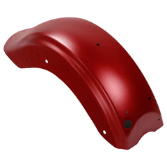 HR3 Wicked Red Denim Motorcycle Mudguard CVO STYLE REAR FENDER FOR Harley Touring 2014-2023