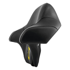 C.C. RIDER Touring Seat Passenger Seat With Backrest For Harley CVO Road Glide Electra Glide Street Glide Road King, Black Yellow, 2014-Later（副本）
