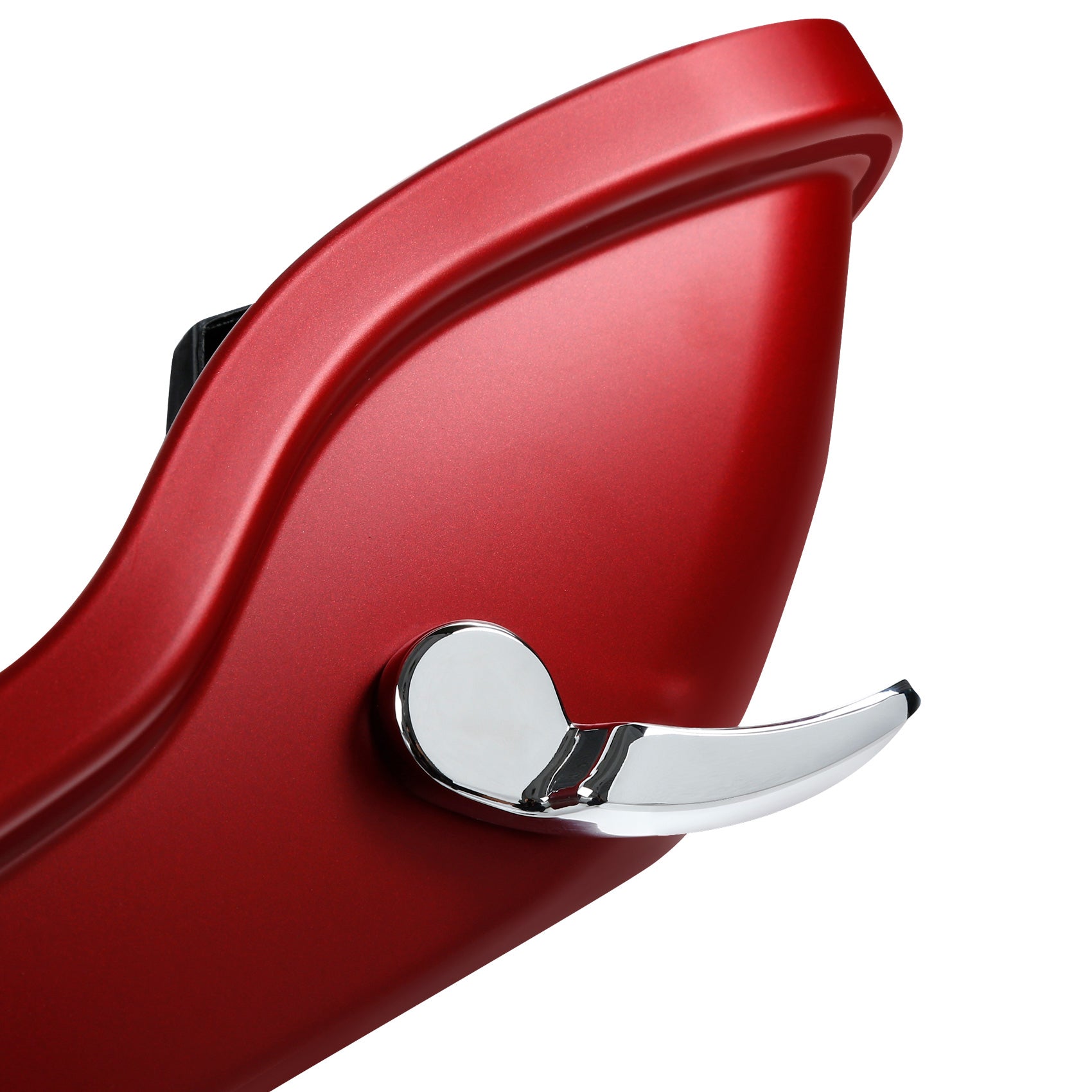 HR3 Wicked Red Denim CVO Stretched Saddlebags For 14-23 Harley Touring