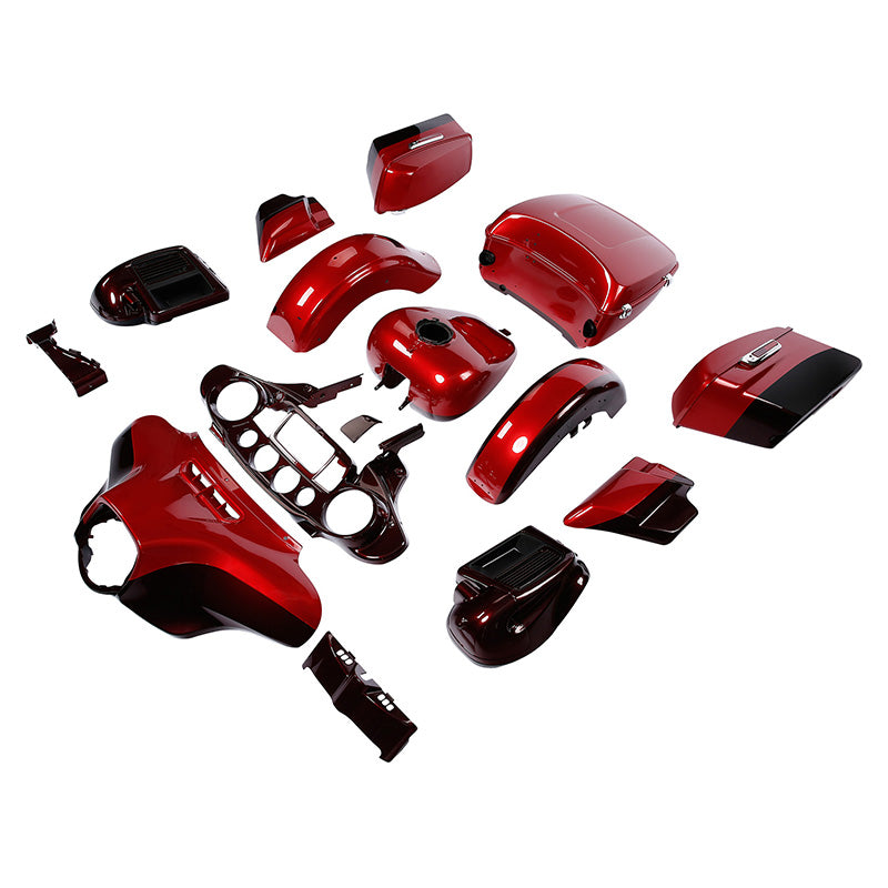 HR3 Wicked Red / Twisted Cherry Complete Body Fairing Kit For Harley Ultra Limited FLHTK 14-23