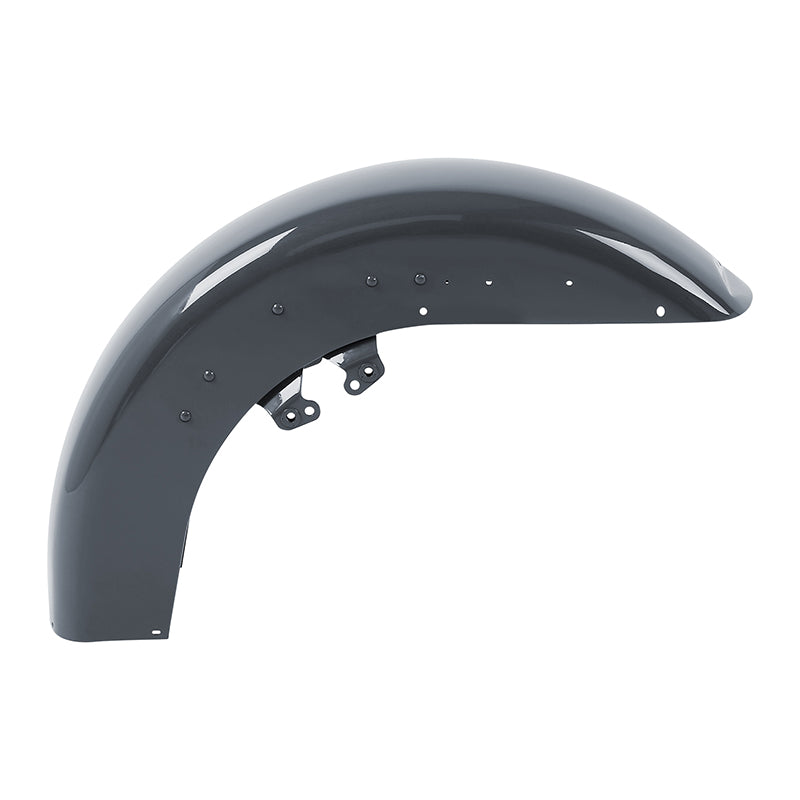 HR3 Gunship Gray Motorcycle 18" Front Mudguard Fender (can be installed with lighting) For Harley Touring Electra Glide Ultra Limited Tri Glide 14-23