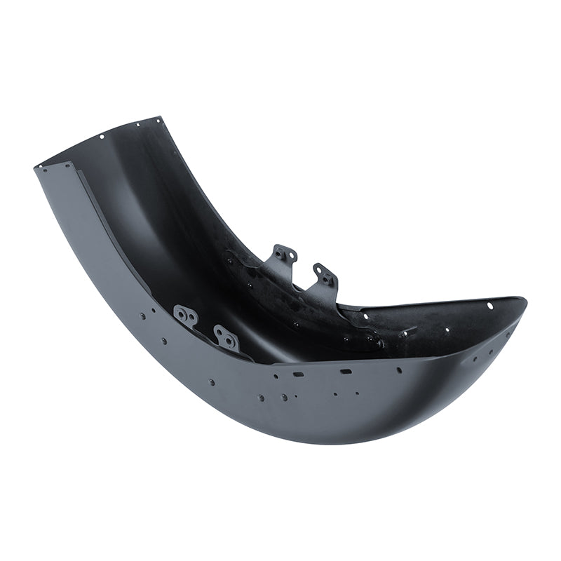 HR3 Gunship Gray Motorcycle 18" Front Mudguard Fender (can be installed with lighting) For Harley Touring Electra Glide Ultra Limited Tri Glide 14-23