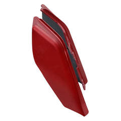 HR3 Wicked Red Denim Mid Frame Air Heat Deflectors For Harley Touring and Trike Models 09-24