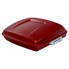 HR3 Wicked Red Denim 5.5" Razor Style Touring Trunk Luggage For 14-24 Harley Touring