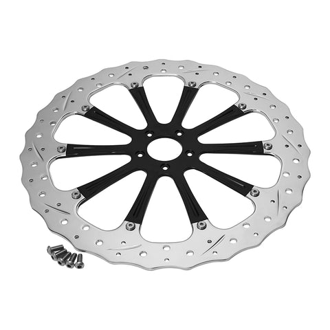 Custom Chrome 18" Front Brake Rotor Fit For Harley Touring 2008+ Softail 2015+ Dyna 2006-2017 XL 2014+