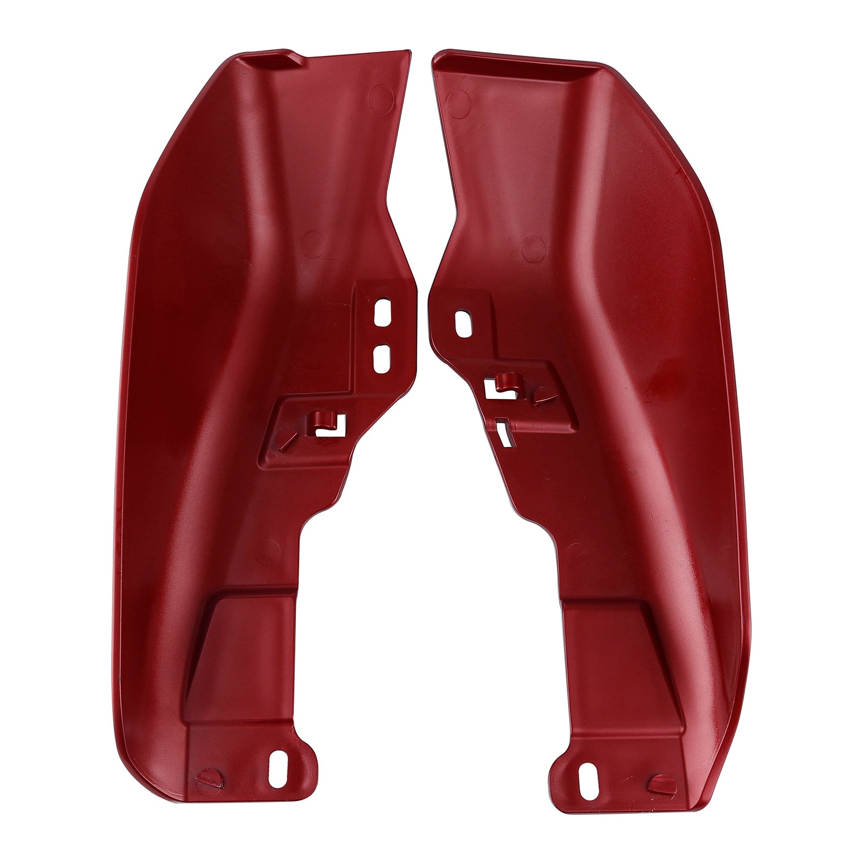 HR3 Wicked Red Mid-Frame Air Deflectors For Harley Touring and Trike Models 2009-2024