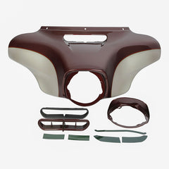 HR3 Twisted Cherry / Silver Fortune Outer Batwing Fairing Cowl Upper 2018 ULTRA CLASSIC (FLHTCU )