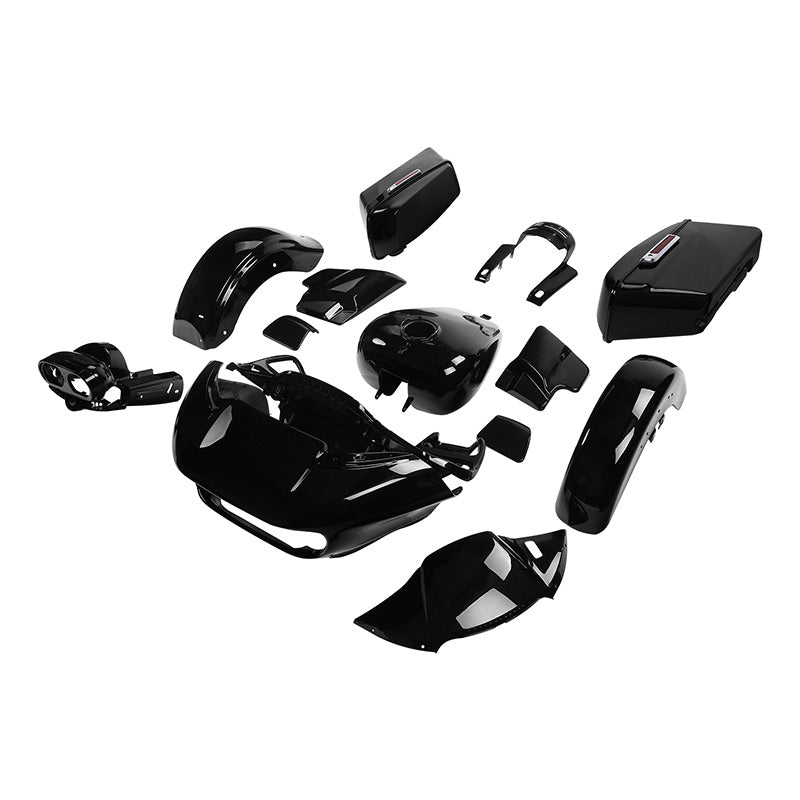 HR3 Vivid Black Complete Body Fairing Kit For Harley Road Glide FLTRX 15-23