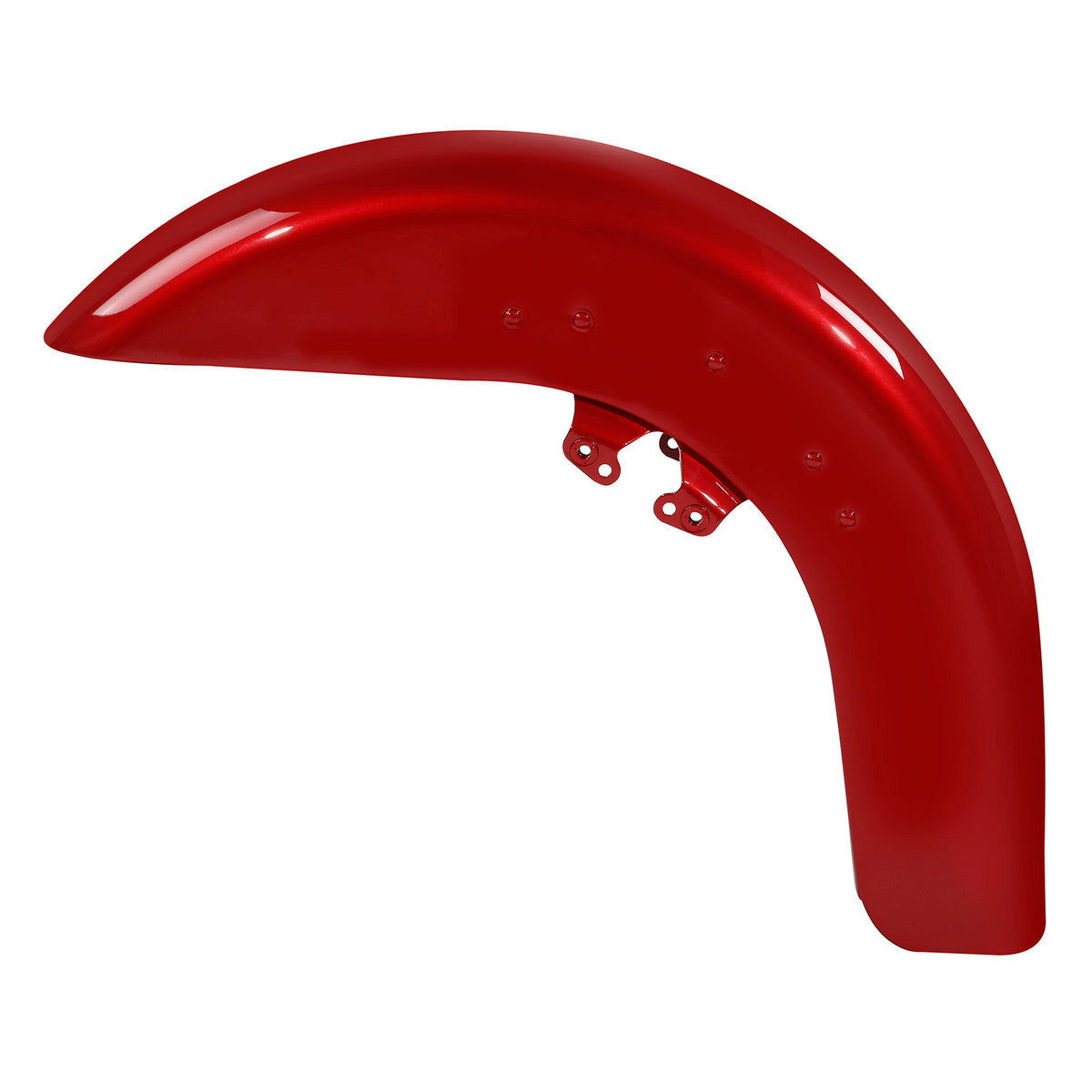 HR3 Wicked Red Motorcycle 18" Wide Tire Front Mudguard Fender Harley Touring Models (2014-2023)