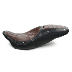 C.C. RIDER Touring Seat 2 up Seat Driver Passenger Seat Dueler For Harley Touring Street Glide Road Glide Electra Glide, 2008-2023