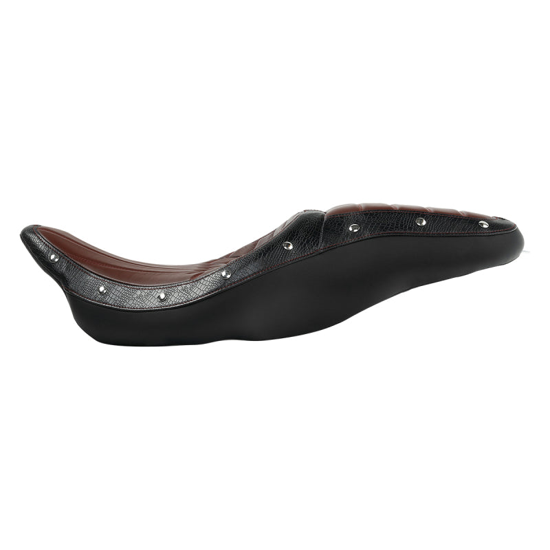 C.C. RIDER Touring Seat 2 up Seat Driver Passenger Seat Dueler For Harley Touring Street Glide Road Glide Electra Glide, 2008-2023