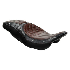 C.C. RIDER Touring Seat 2 up Seat Driver Passenger Seat Dueler For Harley Touring Street Glide Road Glide Electra Glide, 2008-2023