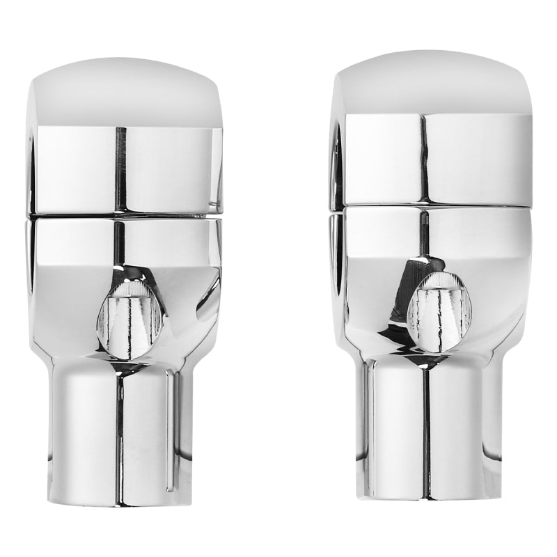 Custom Chrome Universal 2" Handlebar Top Risers Fit For Harley 1-1/2'' 1.5" Handlebars Gloss Black Chrome