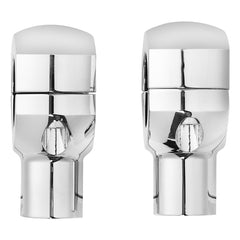 Custom Chrome Universal 2" Handlebar Top Risers Fit For Harley 1-1/2'' 1.5" Handlebars Gloss Black Chrome