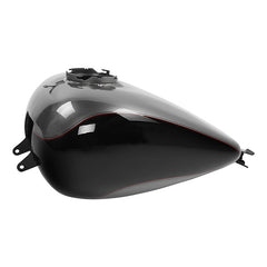 HR3 Billet Silver / Vivid Black 2017RGU Gas Tank For 2008-2023 Harley Touring Models