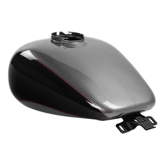 HR3 Billet Silver / Vivid Black 2017RGU Gas Tank For 2008-2023 Harley Touring Models