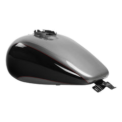 HR3 Billet Silver / Vivid Black 2017RGU Gas Tank For 2008-2023 Harley Touring Models