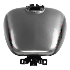 HR3 Billet Silver / Vivid Black 2017RGU Gas Tank For 2008-2023 Harley Touring Models