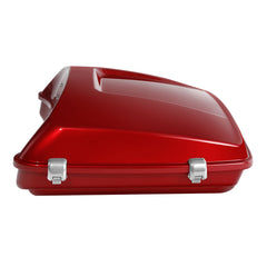 HR3 Wicked Red 5.5" Razor Style Touring Trunk Luggage For 14-24 Harley Touring