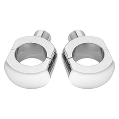 Custom Chrome Universal 2" Handlebar Top Risers Fit For Harley 2" Handlebars Gloss Black Chrome