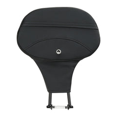 C.C. RIDER Rider Backrest 2 Up Seat Driver Backrest Pad For Harley Touring CVO Electra Glide Road King Street Glide Road Glide, 1988-2025