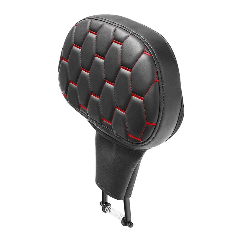C.C. RIDER Rider Backrest 2 Up Seat Driver Backrest Pad For Harley Touring CVO Electra Glide Road King Street Glide Road Glide, 1988-2025