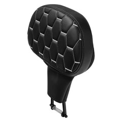 C.C. RIDER Rider Backrest 2 Up Seat Driver Backrest Pad For Harley Touring CVO Road King Street Glide Road Glide Electra Glide, 1988-2025