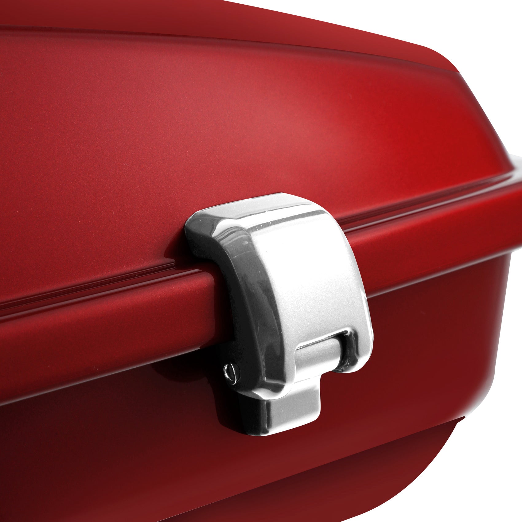 HR3 Wicked Red 5.5" Razor Style Touring Trunk Luggage For 14-24 Harley Touring