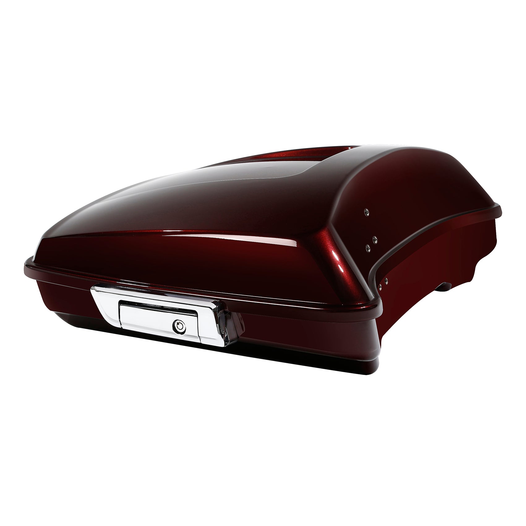 HR3 Twisted Cherry 5.5" Razor Style Touring Trunk Luggage For 14-24 Harley Touring