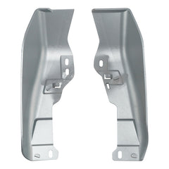 HR3 White Flake Fade Mid Frame Air Heat Deflectors For Harley Touring and Trike Models 09-24