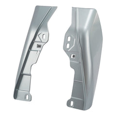 HR3 White Flake Fade Mid Frame Air Heat Deflectors For Harley Touring and Trike Models 09-24