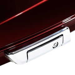 HR3 Twisted Cherry 5.5" Razor Style Touring Trunk Luggage For 14-24 Harley Touring
