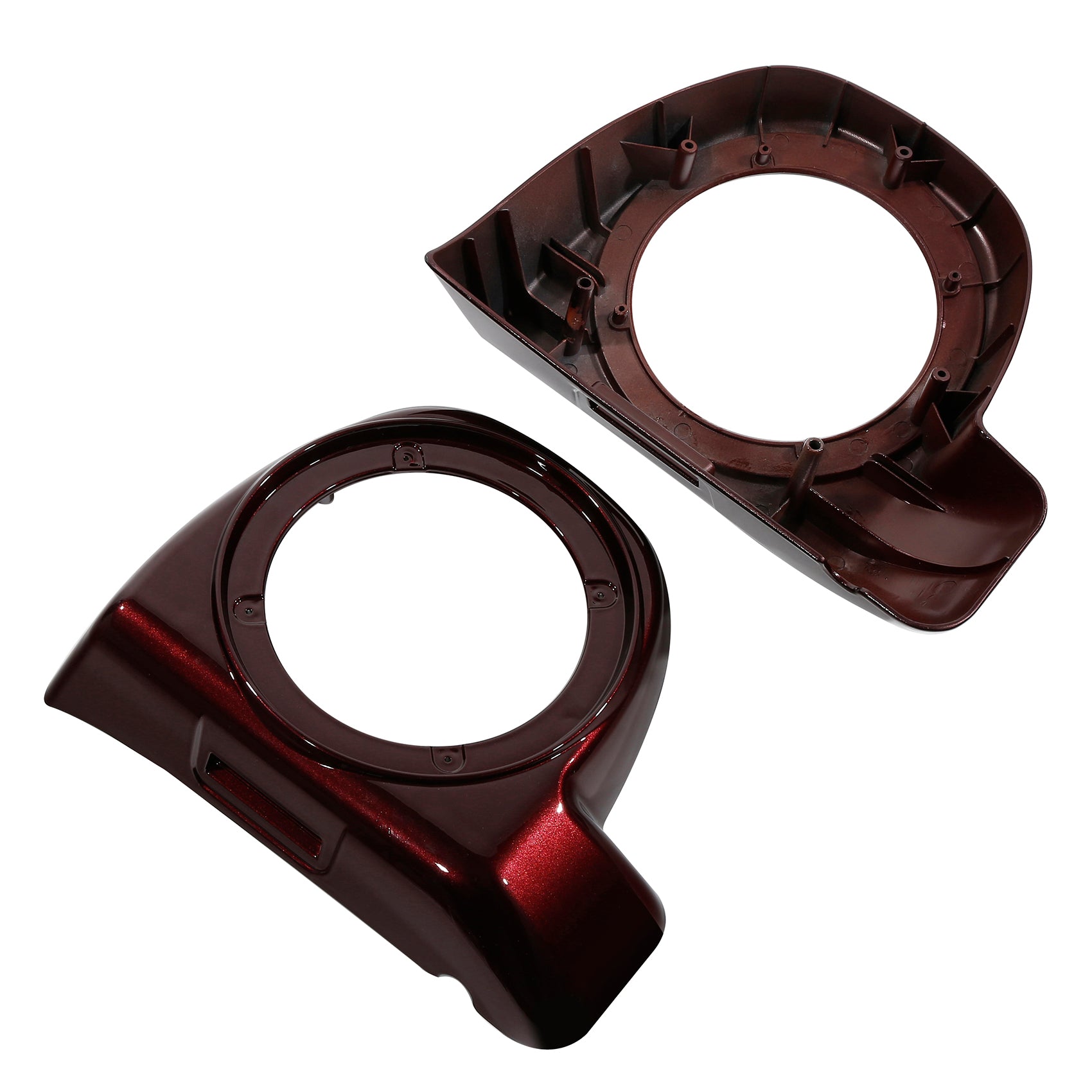 HR3 Twisted Cherry Lower Fairing Speaker Pods For Harley Touring Models 2014-2024