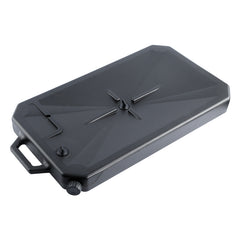 Custom Chrome Universal Low Profile Oil Drain Pan w/Spout Fit For Harley Honda Kawasaki Yamaha