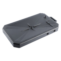 Custom Chrome Universal Low Profile Oil Drain Pan w/Spout Fit For Harley Honda Kawasaki Yamaha