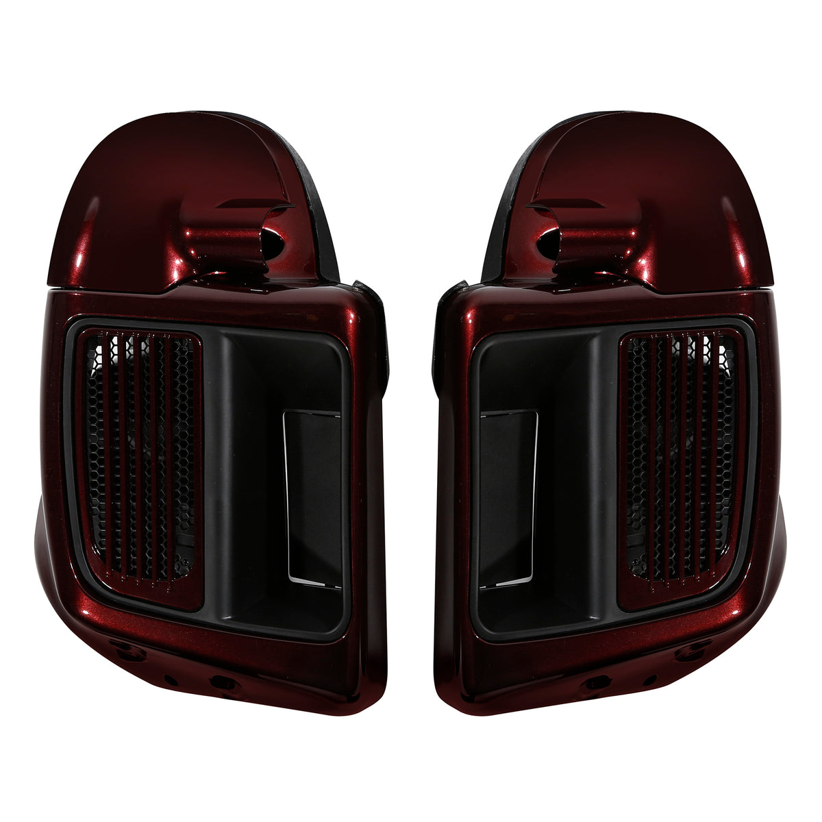HR3 Twisted Cherry Vented Lower Fairing Kit For Harley Touring Models 2014-2023 (Fits water cooled models)