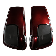 HR3 Twisted Cherry CVO Stretched Saddlebags with Speaker Lids For 14-23 Harley Touring