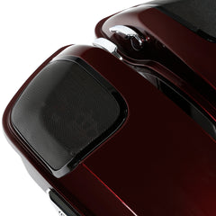HR3 Twisted Cherry CVO Stretched Saddlebags with Speaker Lids For 14-23 Harley Touring
