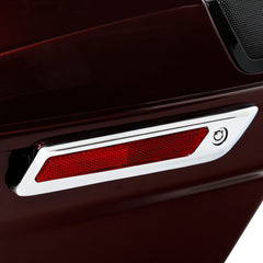 HR3 Twisted Cherry CVO Stretched Saddlebags with Speaker Lids For 14-23 Harley Touring