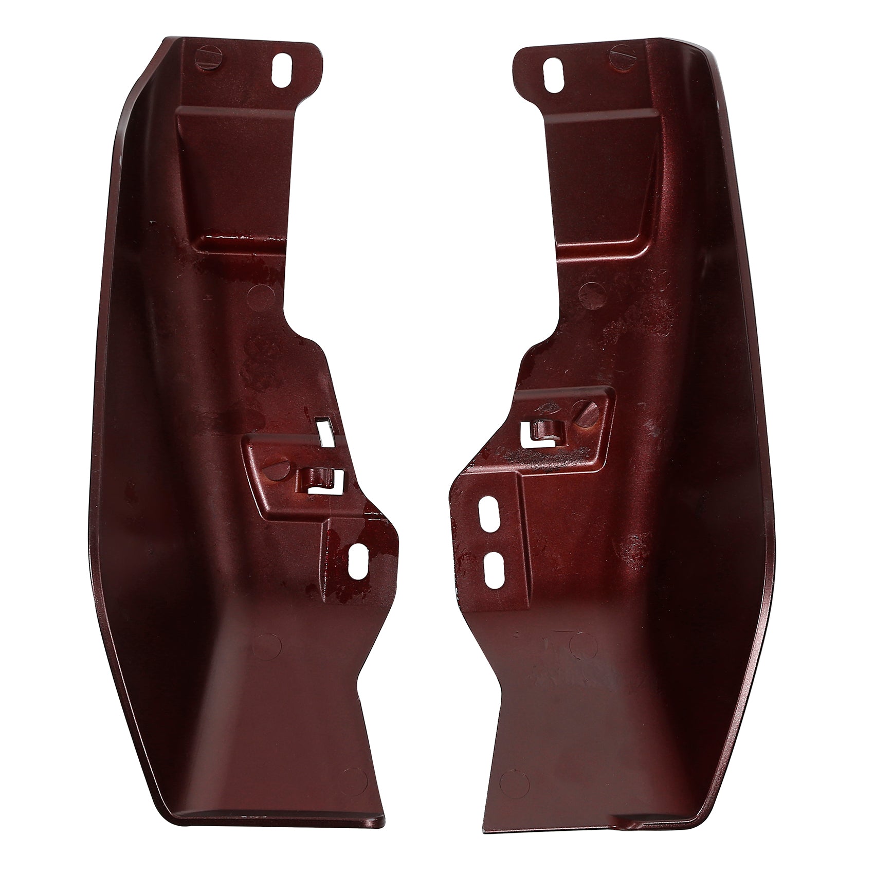 HR3 Twisted Cherry Mid-Frame Air Deflectors For Harley Touring and Trike Models 09-24