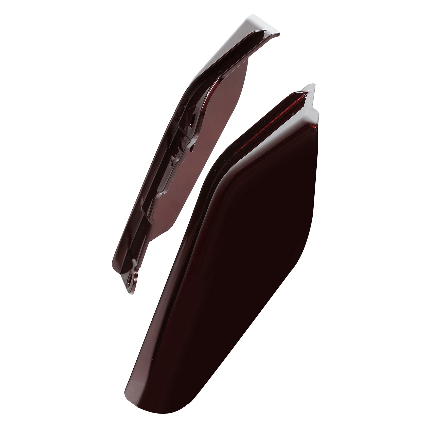HR3 Twisted Cherry Mid-Frame Air Deflectors For Harley Touring and Trike Models 09-24