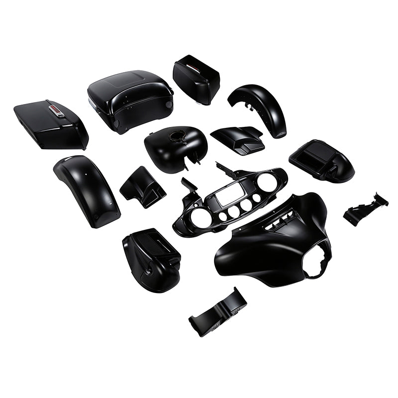 HR3 Black Denim Complete Body Fairing Kit For Harley Ultra Limited FLHTK 14-23