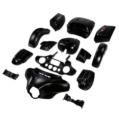 HR3 Black Denim Complete Body Fairing Kit For Harley Ultra Limited FLHTK 14-23