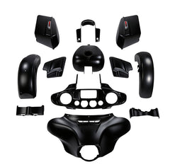 HR3 Black Denim Complete Body Fairing Kit For Harley Street Glide FLHX 14-23