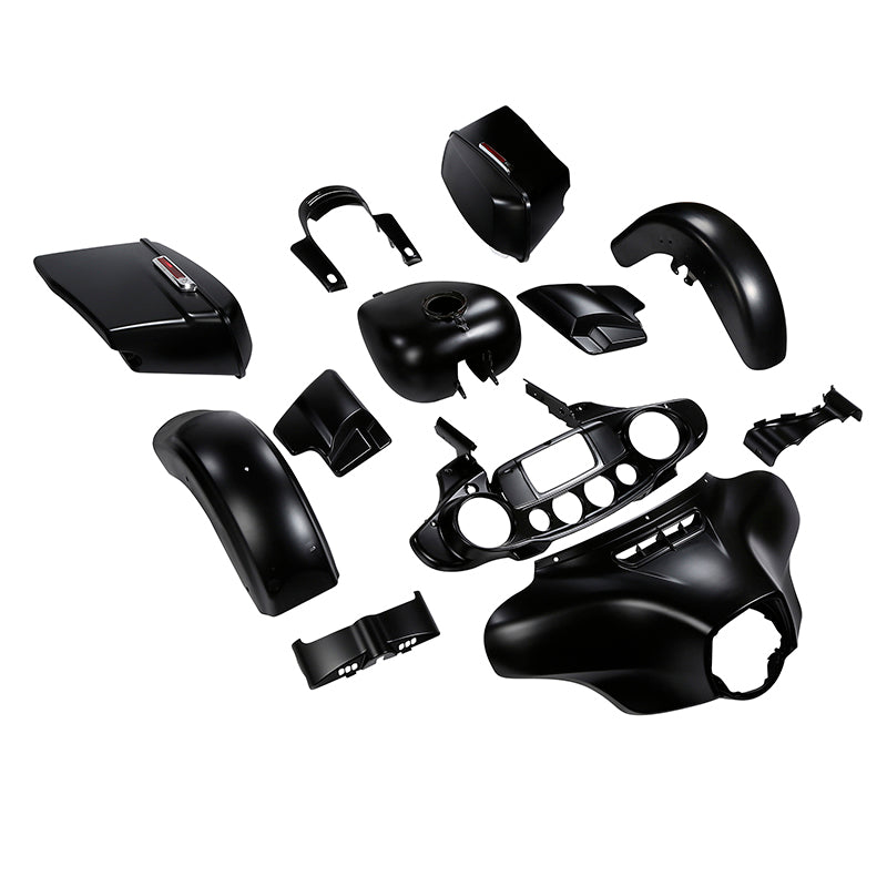 HR3 Black Denim Complete Body Fairing Kit For Harley Street Glide Special FLHXS 14-23
