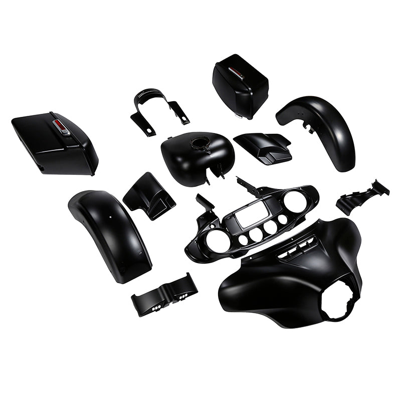 HR3 Black Denim Complete Body Fairing Kit For Harley Street Glide FLHX 14-23