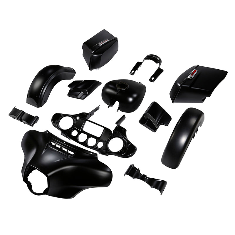 HR3 Black Denim Complete Body Fairing Kit For Harley Street Glide Special FLHXS 14-23