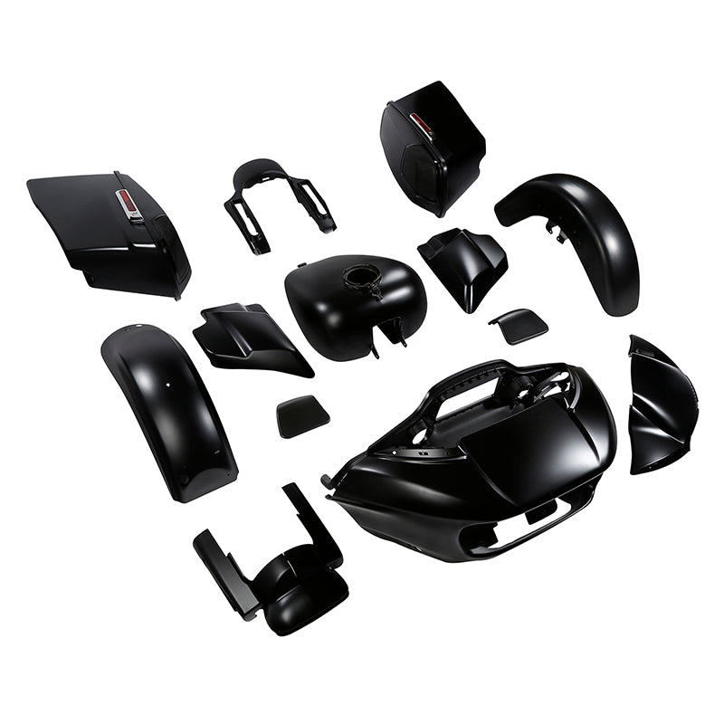 HR3 Black Denim Complete Body Fairing Kit For Harley CVO Road Glide FLTRXSE 15-23