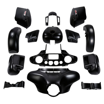 HR3 Black Denim Complete Body Fairing Kit For Harley CVO Street Glide FLHXSE 2014-2023[Pre-Order]