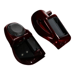 HR3 Twisted Cherry Vented Lower Fairing Kit With 6.5" Speaker Pods For Harley Touring models 2014-2024